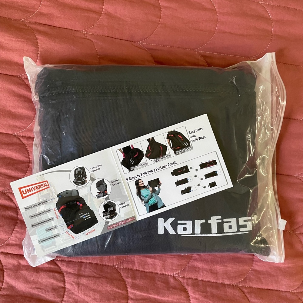 New Carseat travel bag, Karfast, Foldable